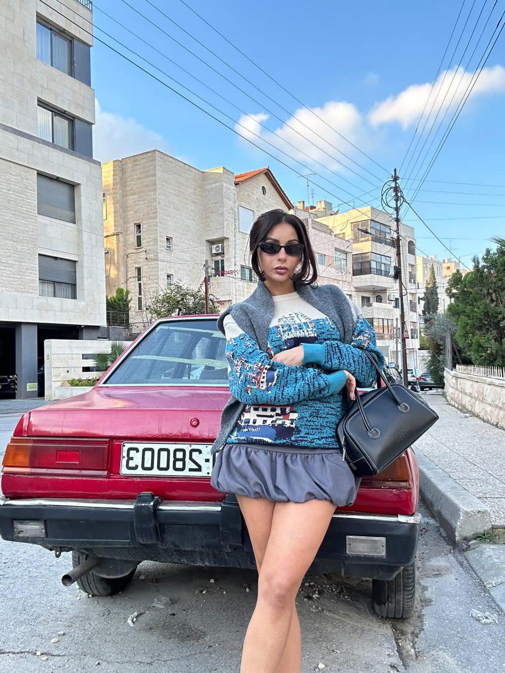 Global Sumud Flotilla Sweater - Sky Blue