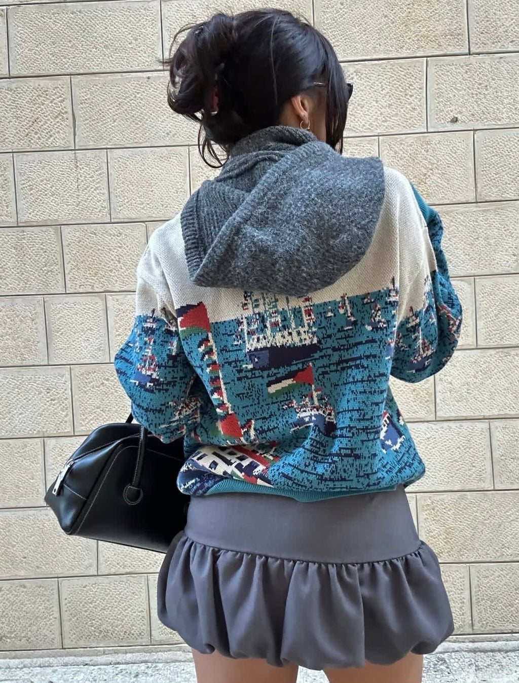 Global Sumud Flotilla Sweater - Sky Blue