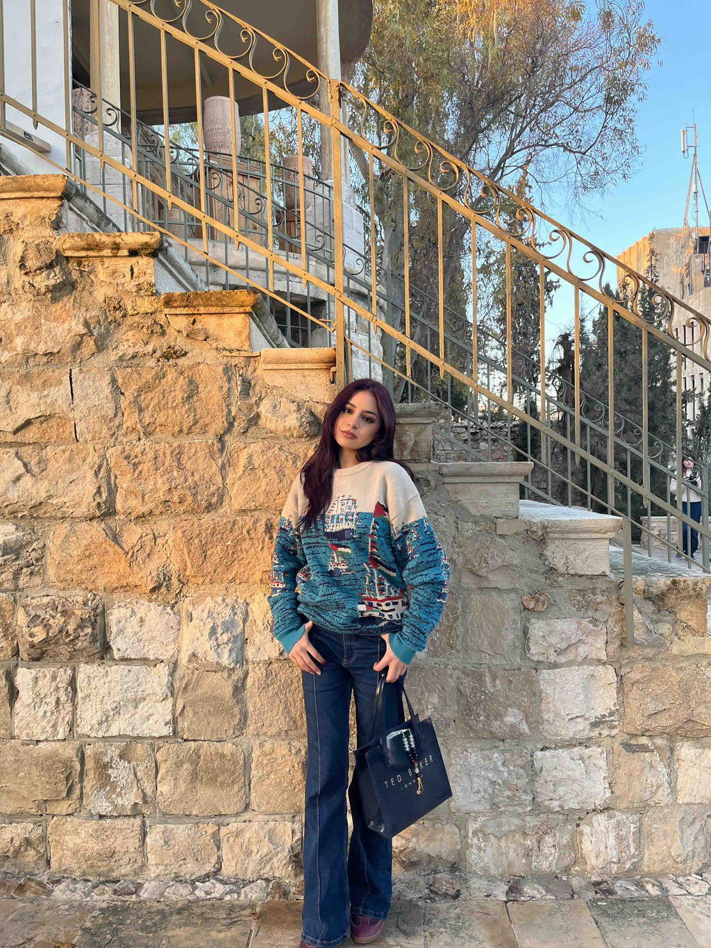 Global Sumud Flotilla Sweater - Sky Blue