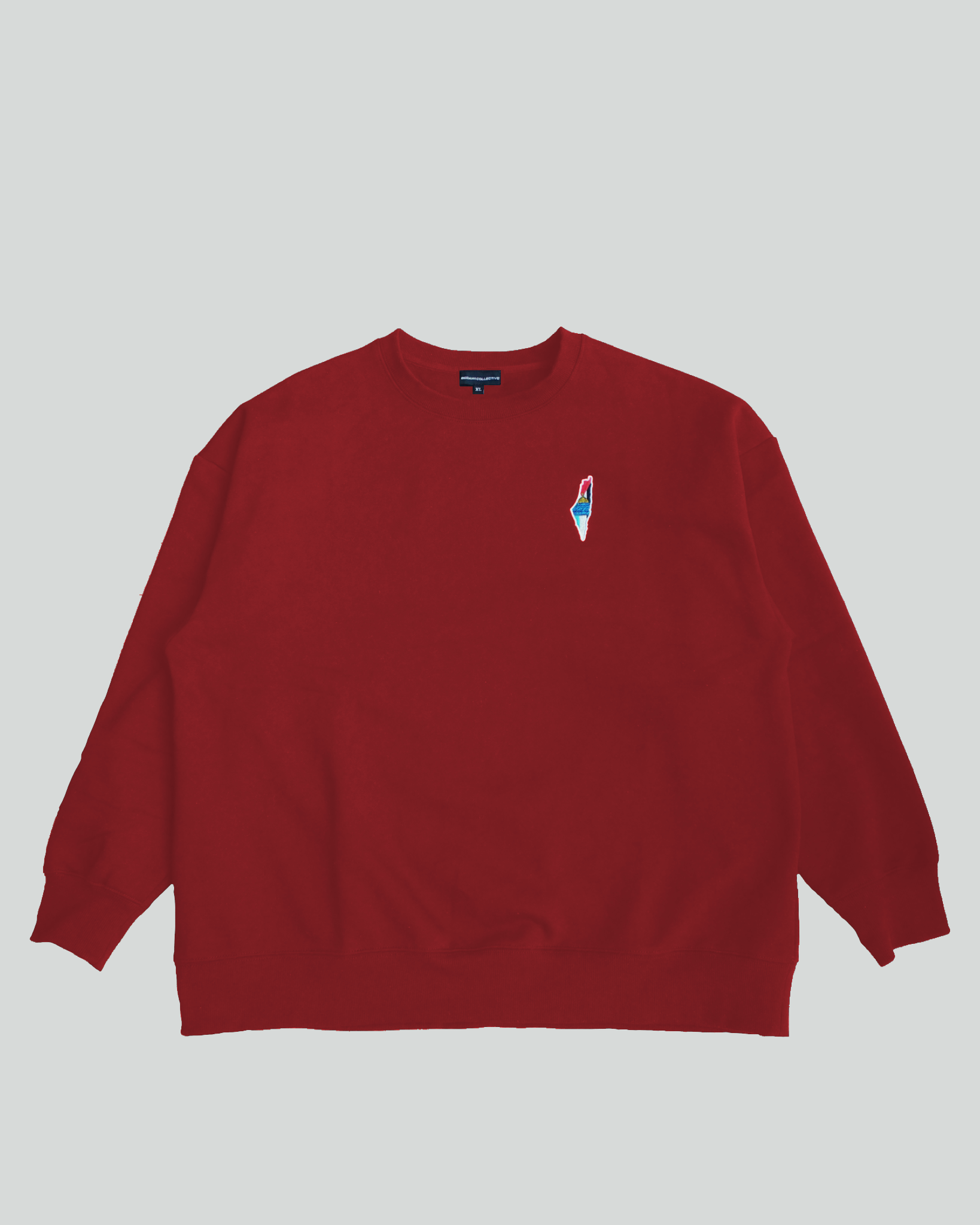 Resistance Fleece Crewneck – Red