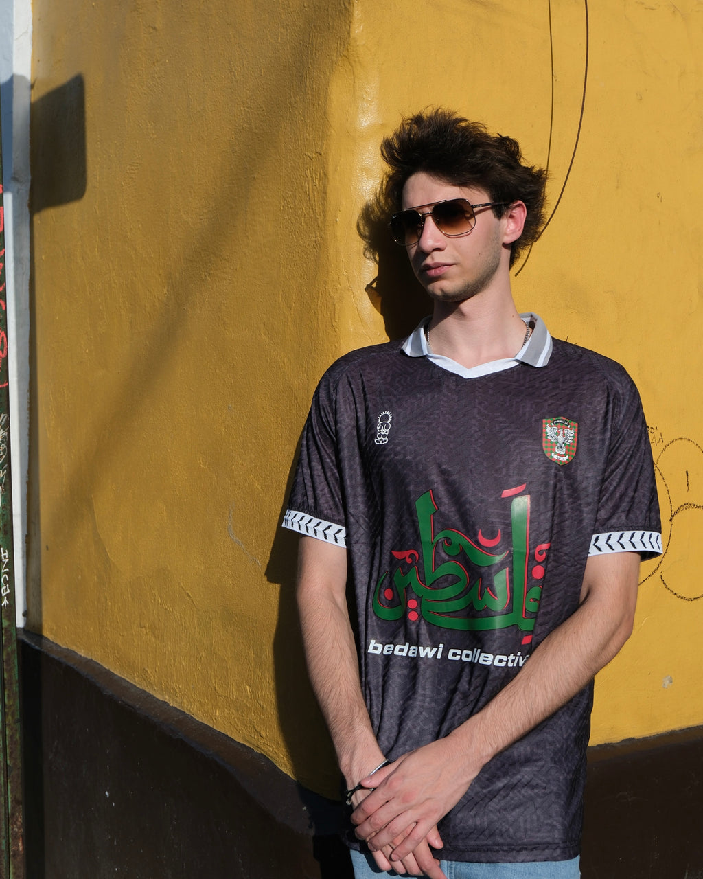 Filasteen Tatreez Home Jersey - Black