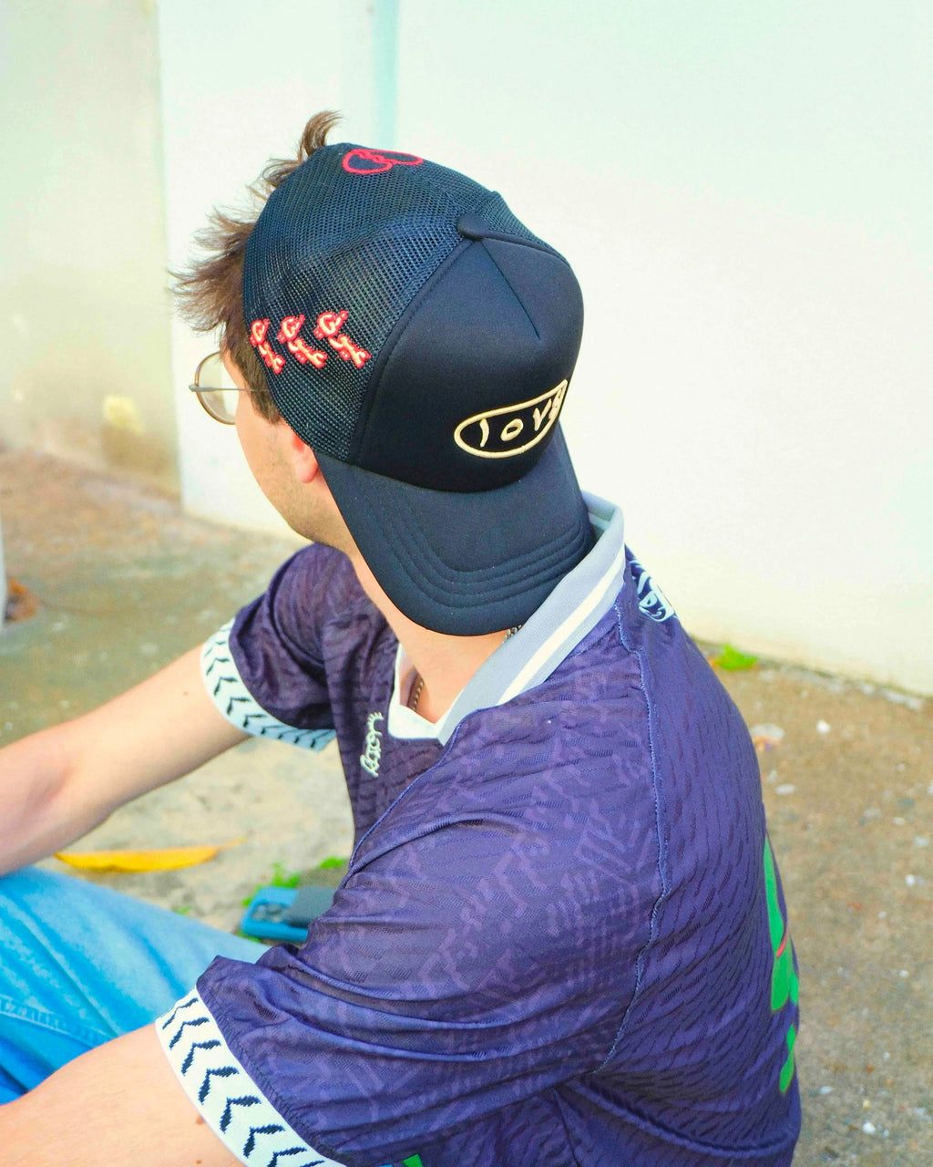 LOVE Ayouni Cap - Black/Red