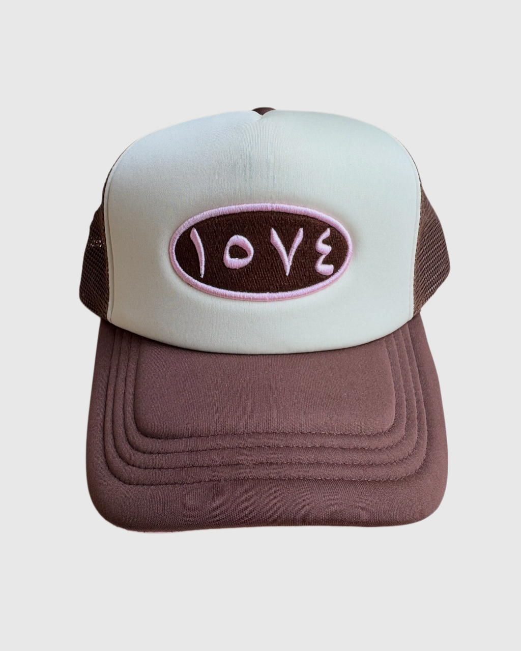 LOVE Ayouni Cap - Brown/Pink