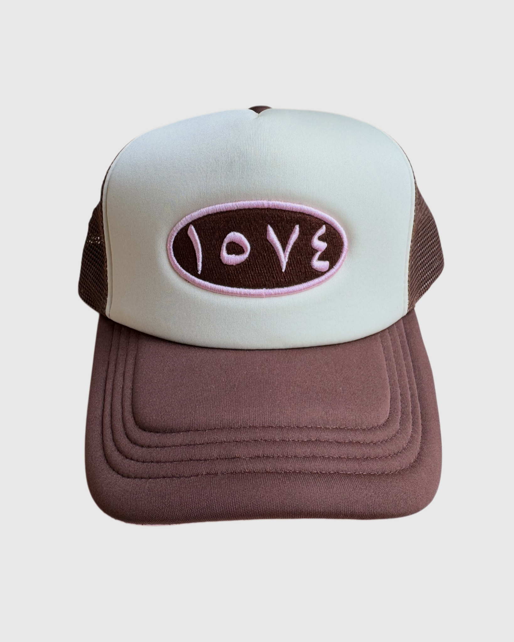 LOVE Ayouni Cap - Brown/Pink